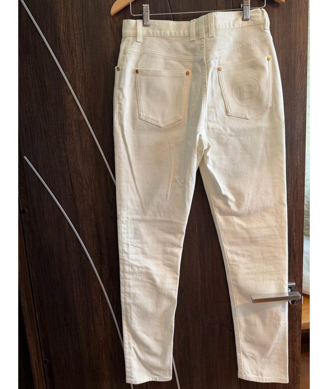 BALMAIN Белые джинсы слим, фото 2
