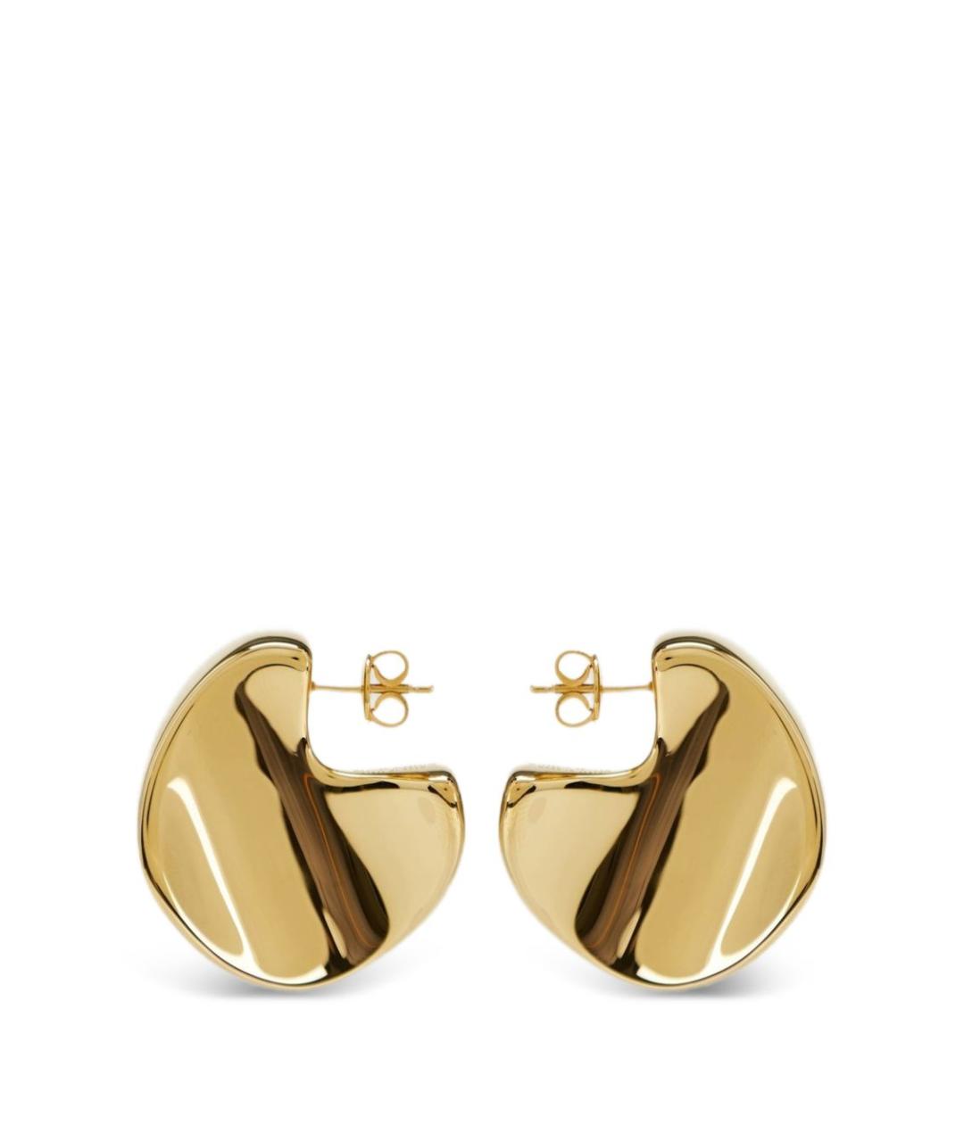 BOTTEGA VENETA Золотые металлические серьги, фото 1