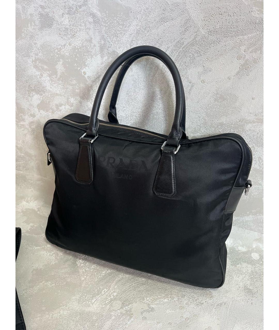 PRADA Черный портфель, фото 2