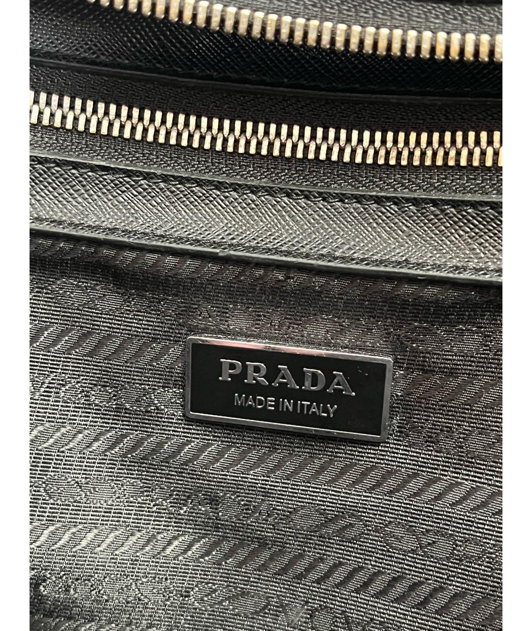 PRADA Черный портфель, фото 5