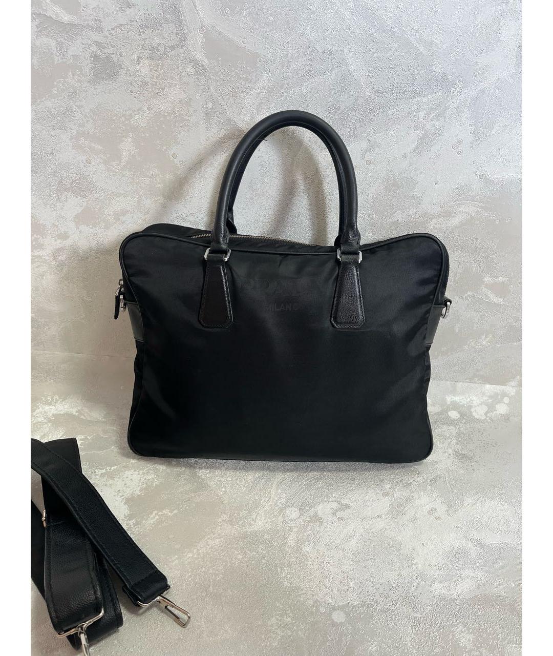 PRADA Черный портфель, фото 6