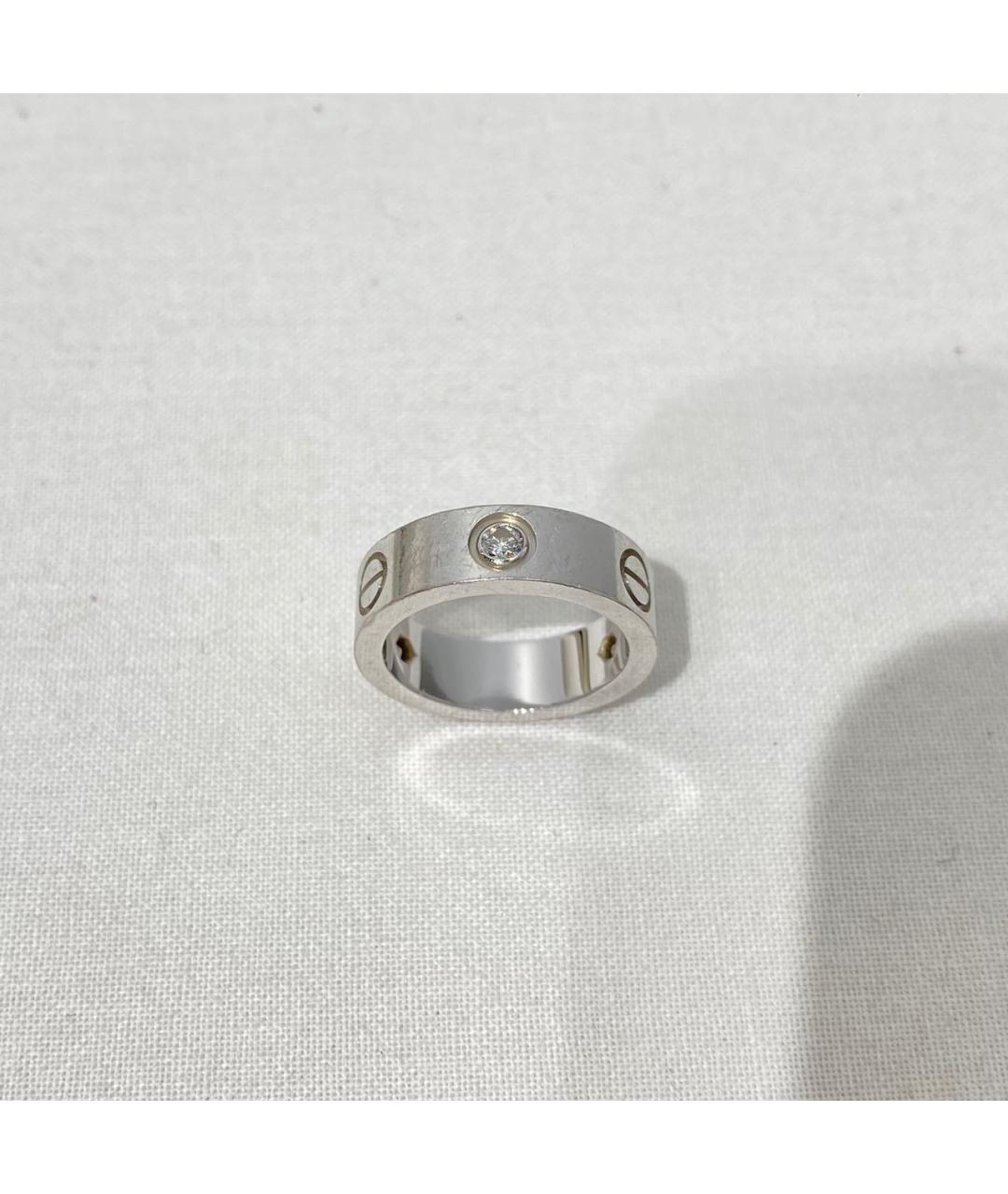 CARTIER Серебряное кольцо из белого золота, фото 6