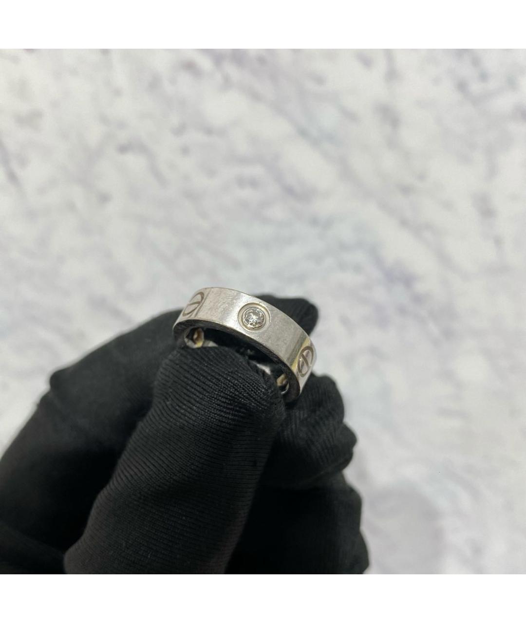 CARTIER Серебряное кольцо из белого золота, фото 4