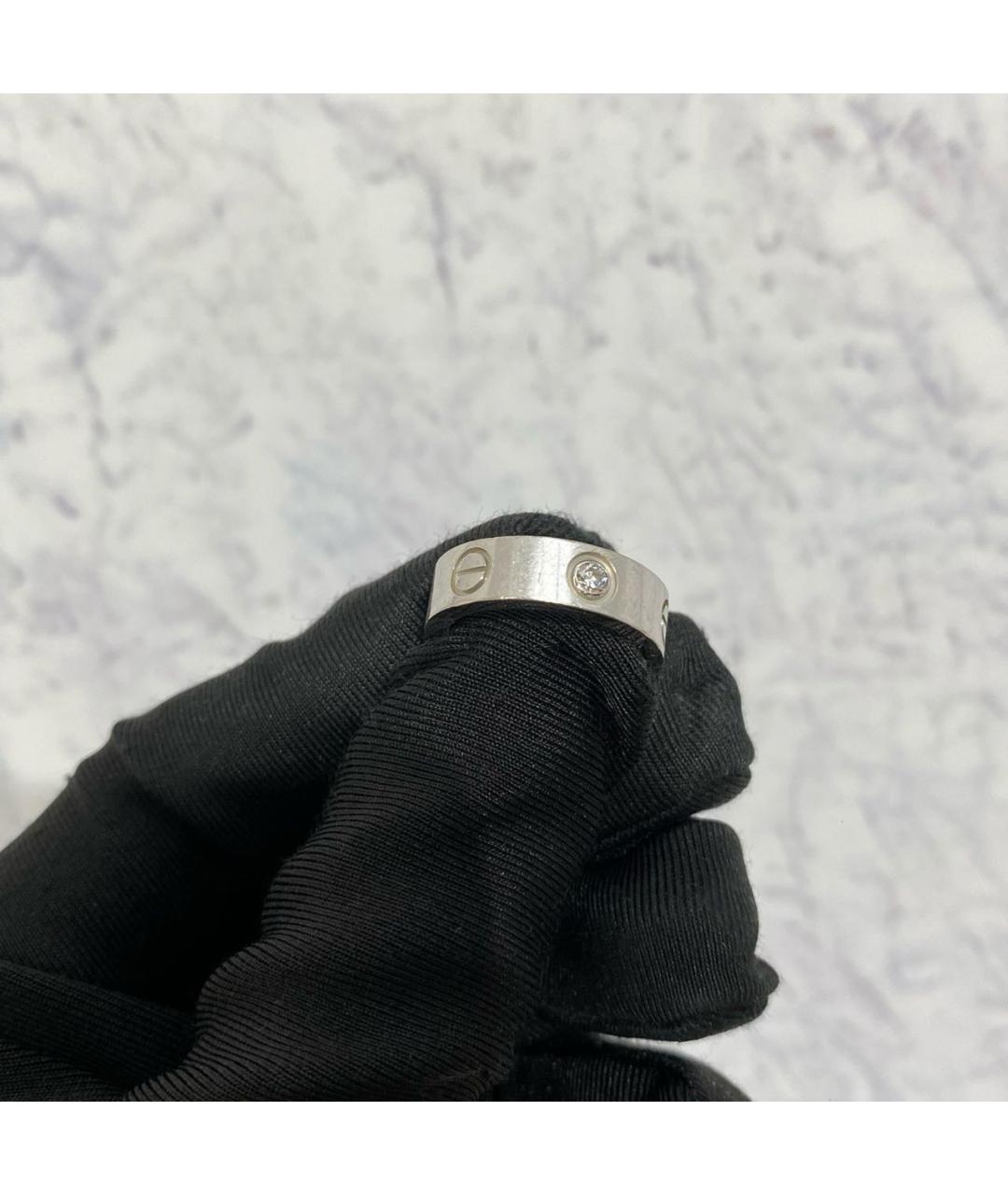 CARTIER Серебряное кольцо из белого золота, фото 5