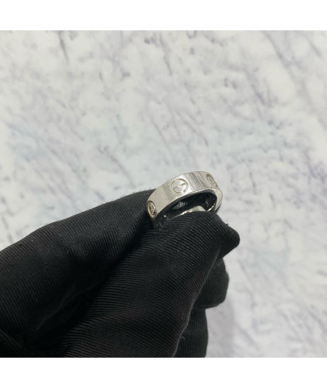CARTIER Серебряное кольцо из белого золота, фото 3