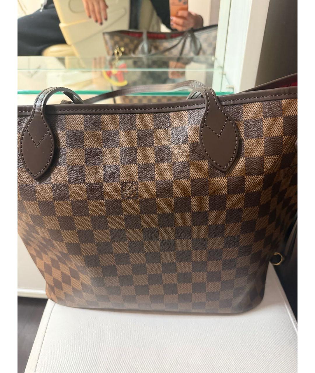 LOUIS VUITTON Коричневая сумка тоут, фото 2