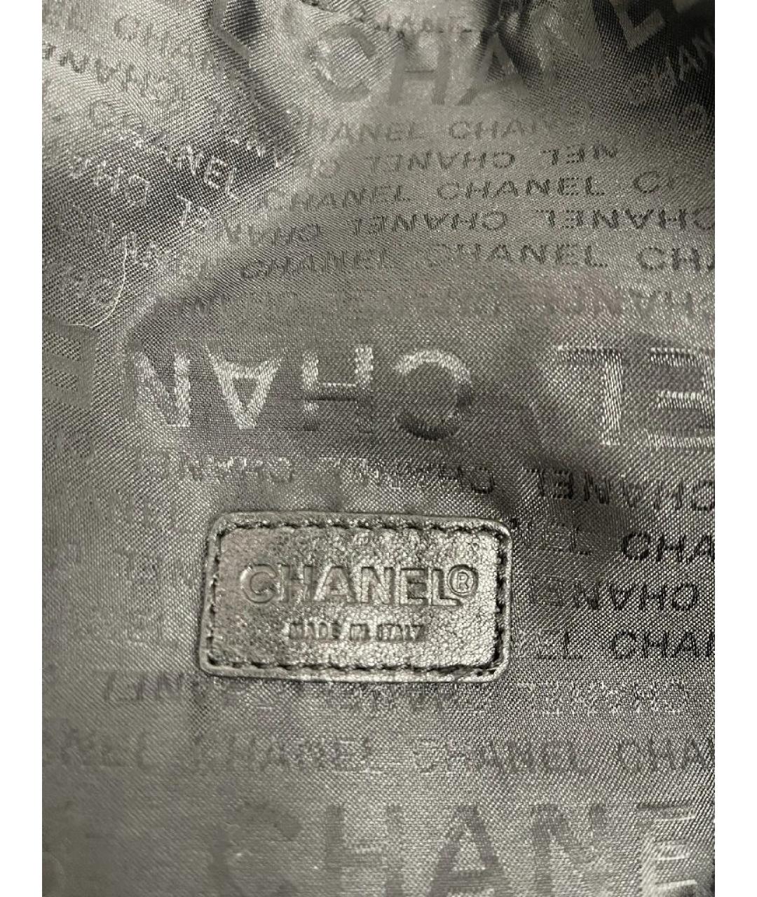 CHANEL Черная дорожная/спортивная сумка, фото 5