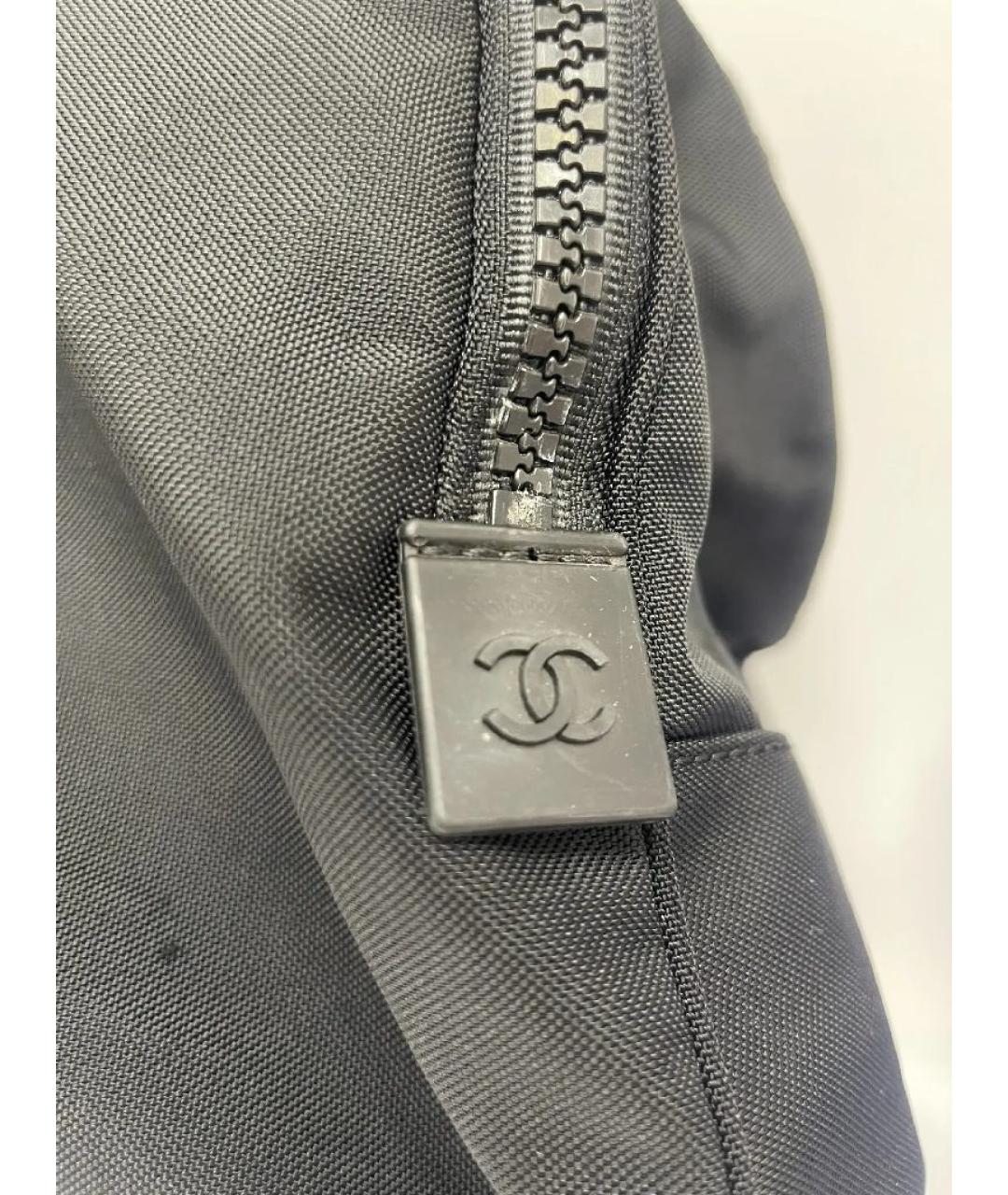 CHANEL Черная дорожная/спортивная сумка, фото 6