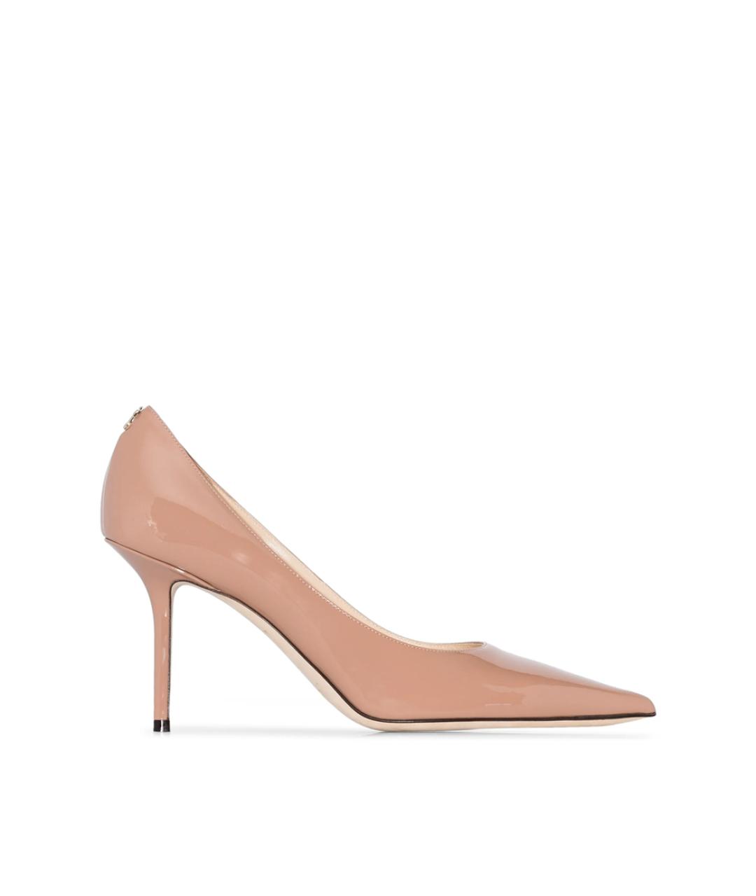JIMMY CHOO Розовые кожаные туфли, фото 1