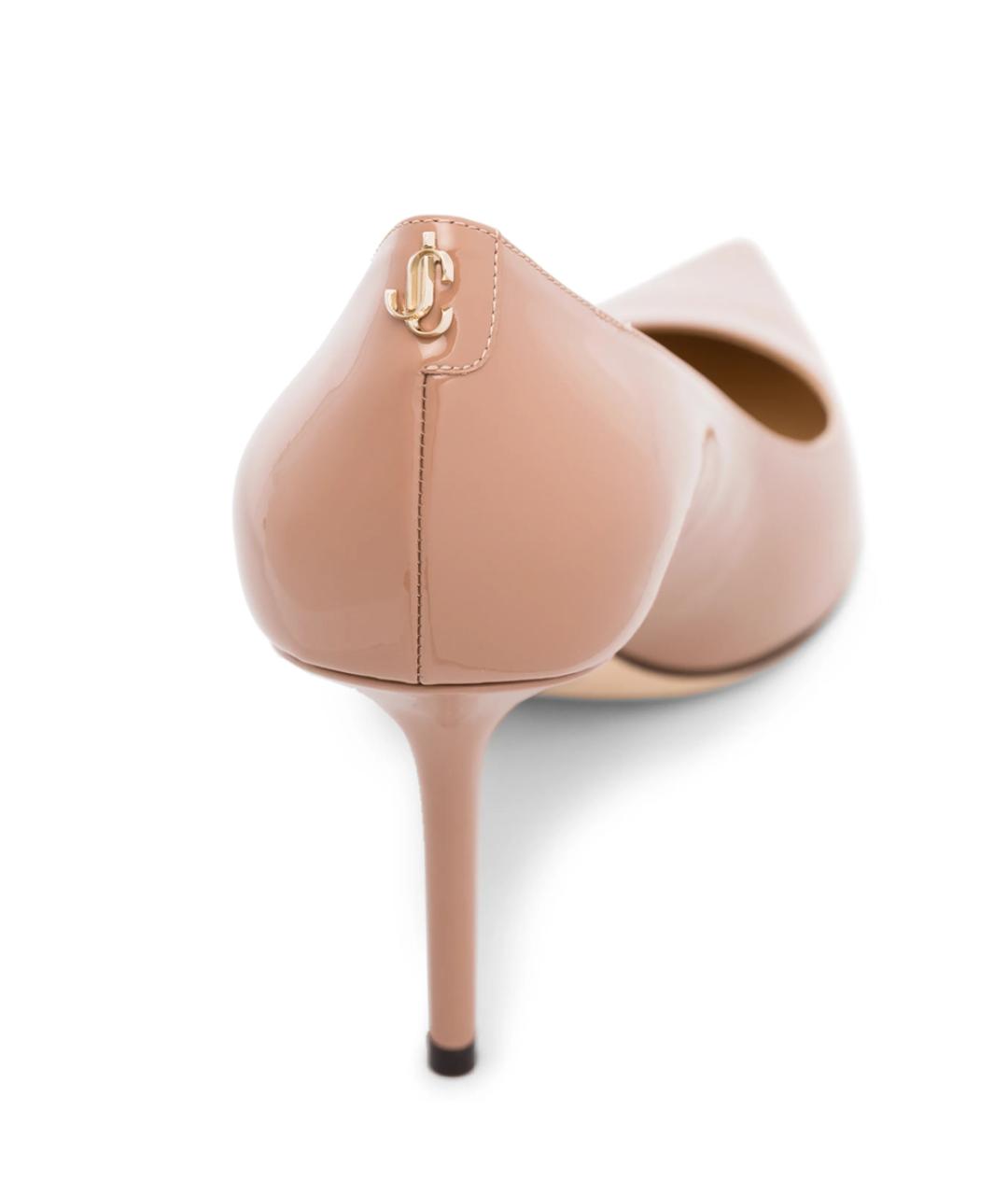JIMMY CHOO Розовые кожаные туфли, фото 5