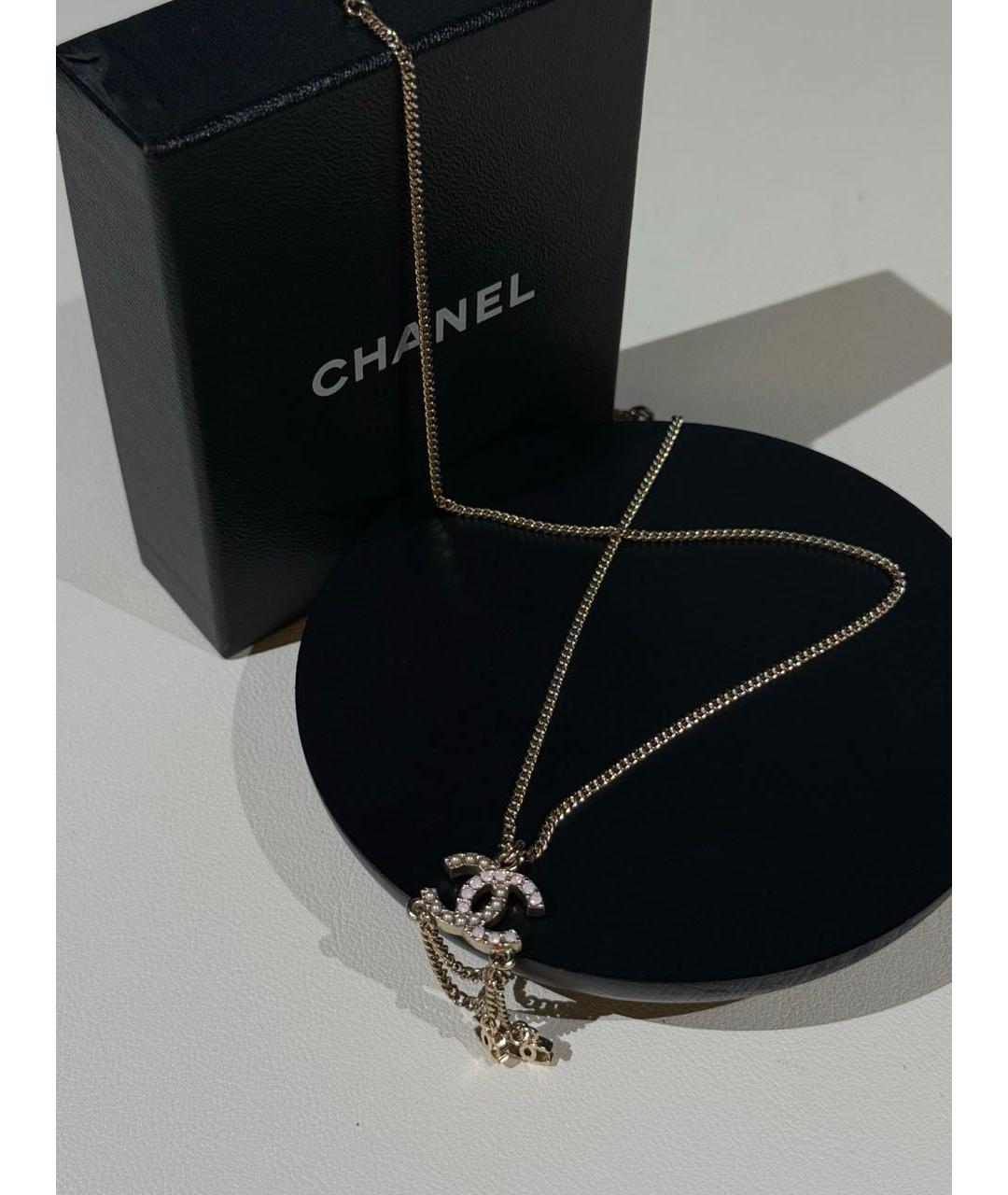 CHANEL Золотое колье, фото 4