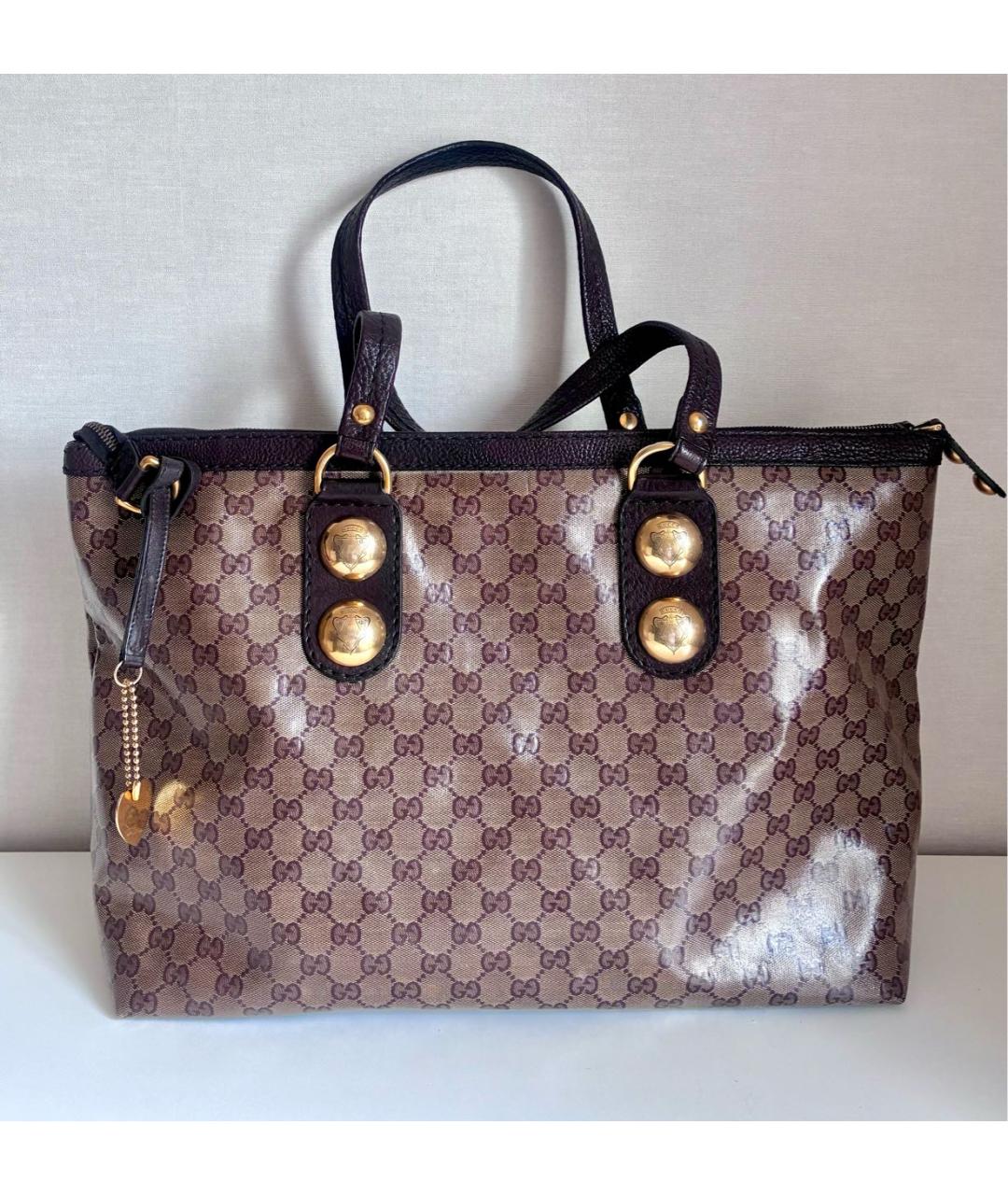 GUCCI Коричневая сумка тоут, фото 9