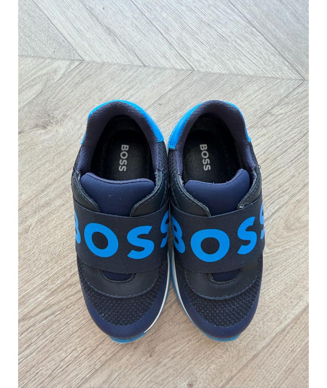 HUGO BOSS Темно-синие кеды, фото 3