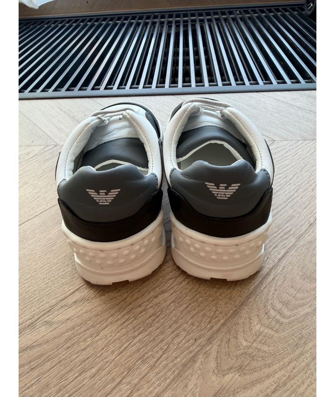 EMPORIO ARMANI Белые кеды, фото 4
