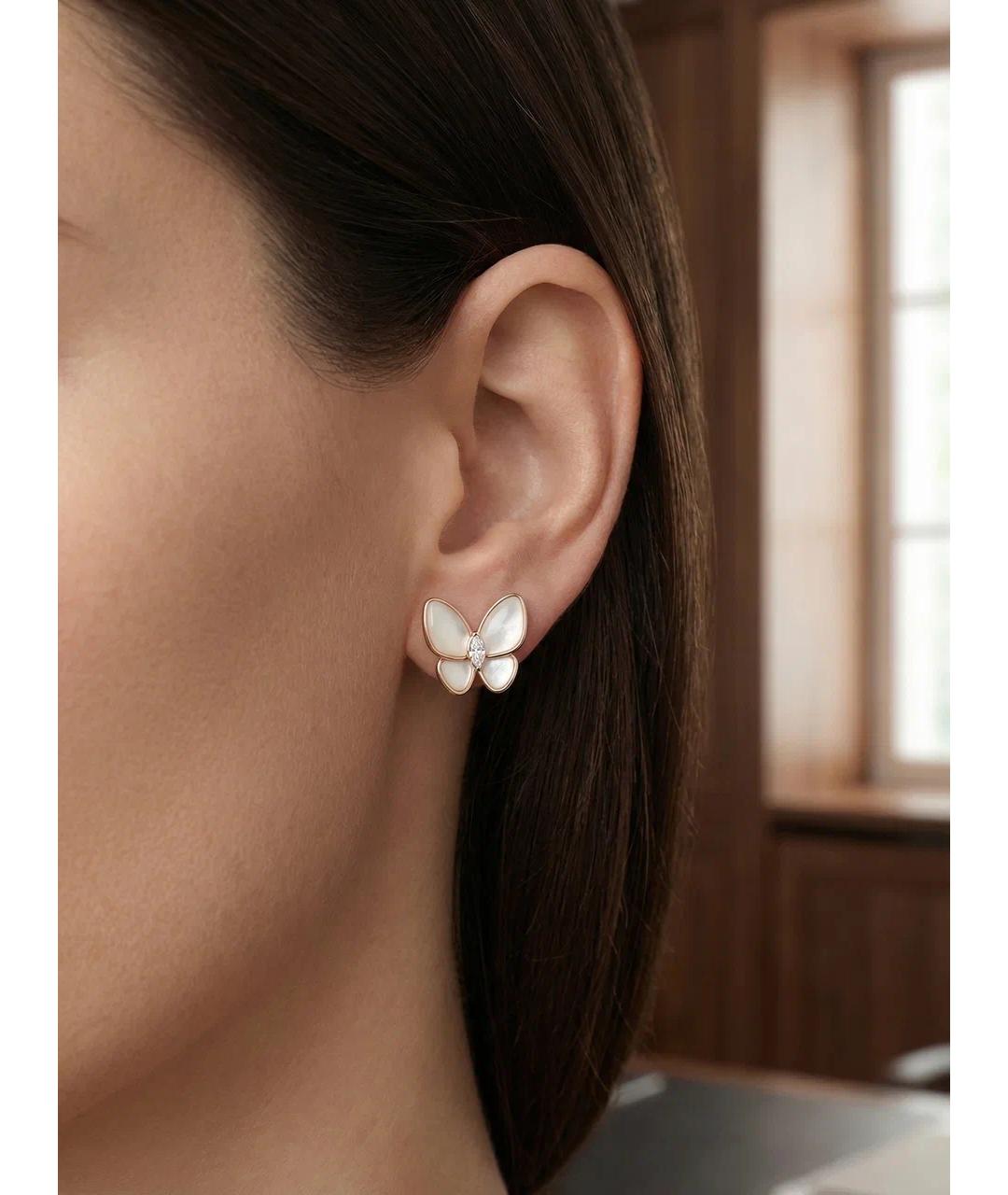 VAN CLEEF & ARPELS Золотые серьги из розового золота, фото 2