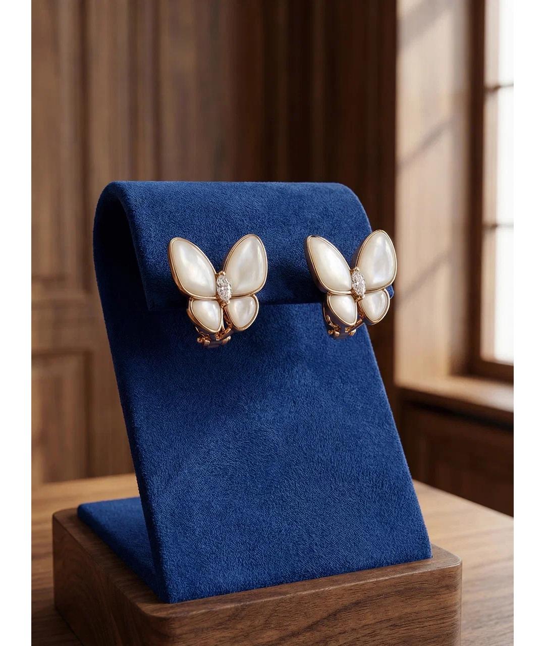 VAN CLEEF & ARPELS Золотые серьги из розового золота, фото 3