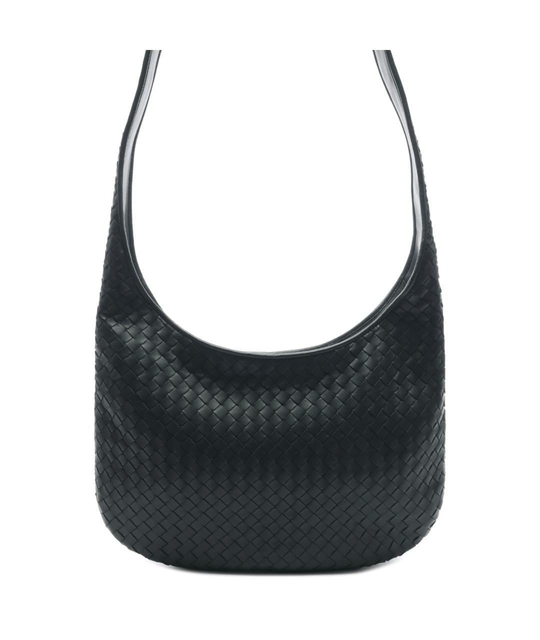 BOTTEGA VENETA Зеленая кожаная сумка на плечо, фото 3