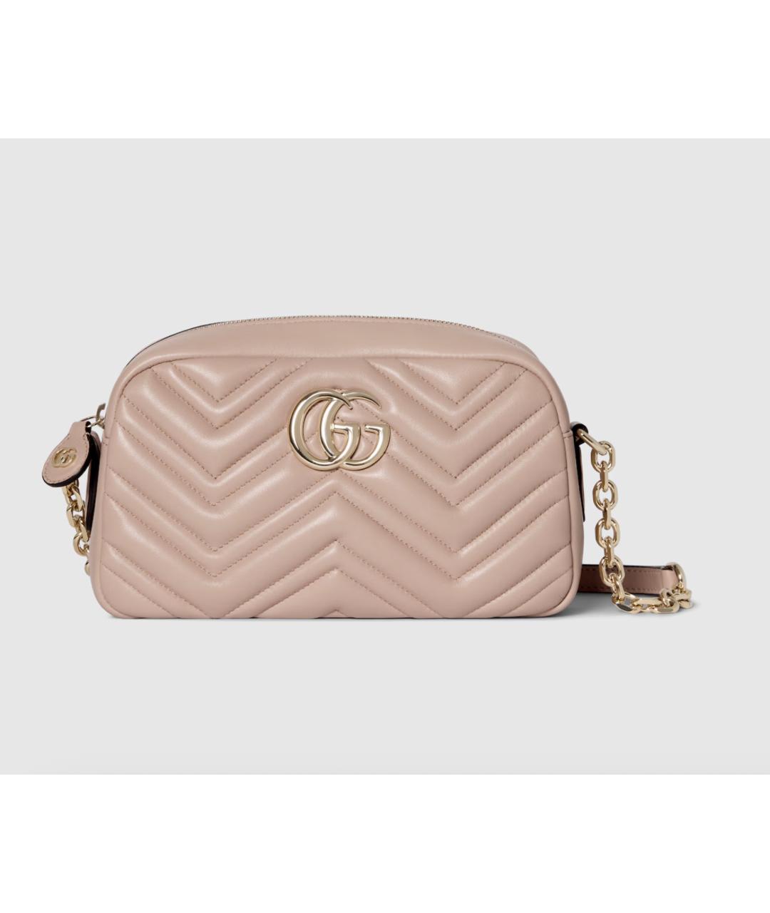 GUCCI Розовая кожаная сумка через плечо, фото 8