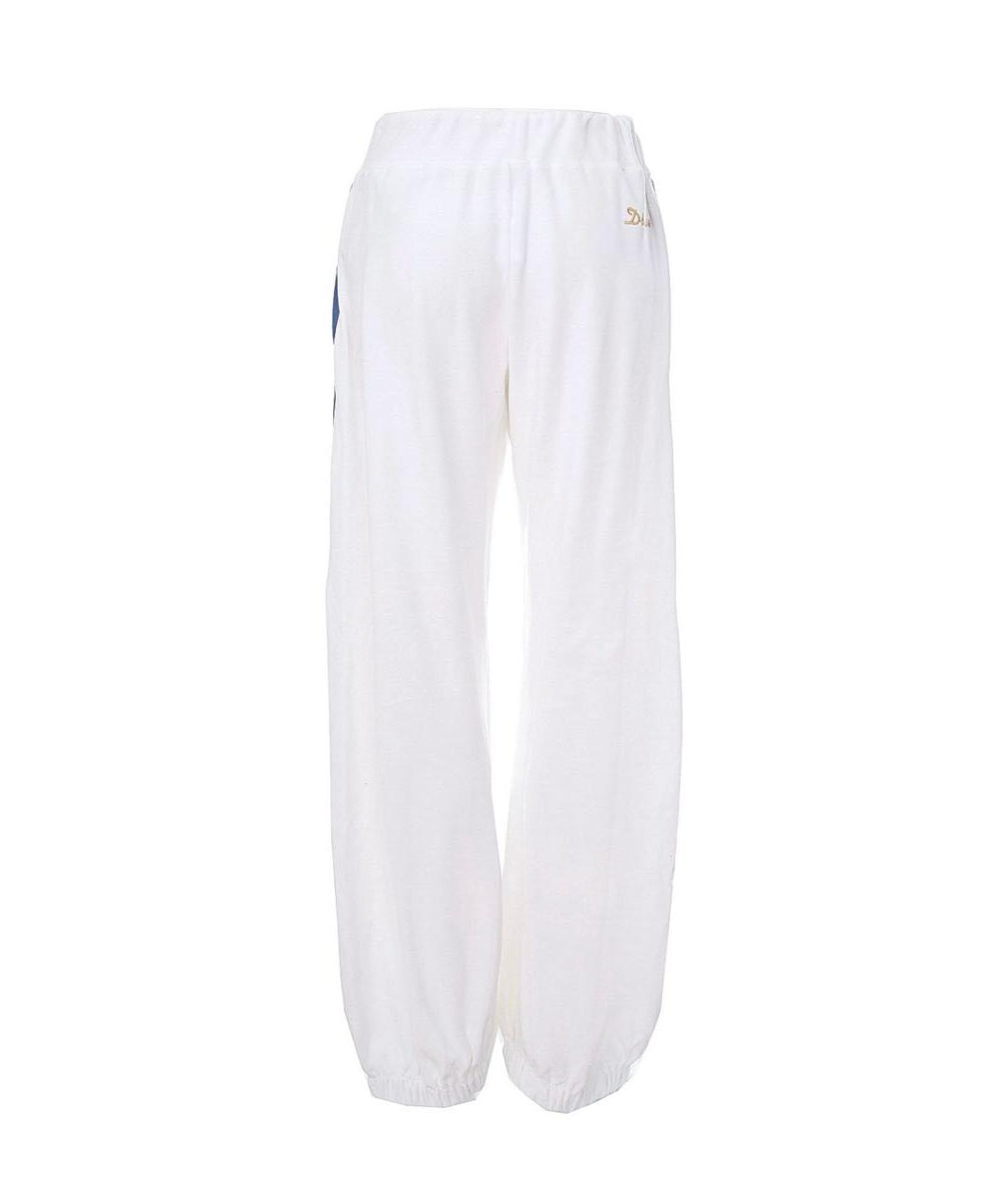 DSQUARED2 Белые хлопковые спортивные брюки и шорты, фото 3