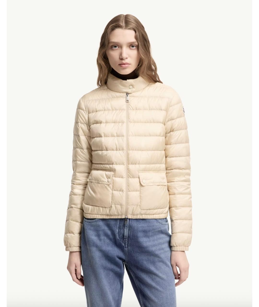 MONCLER Бежевая куртка, фото 2