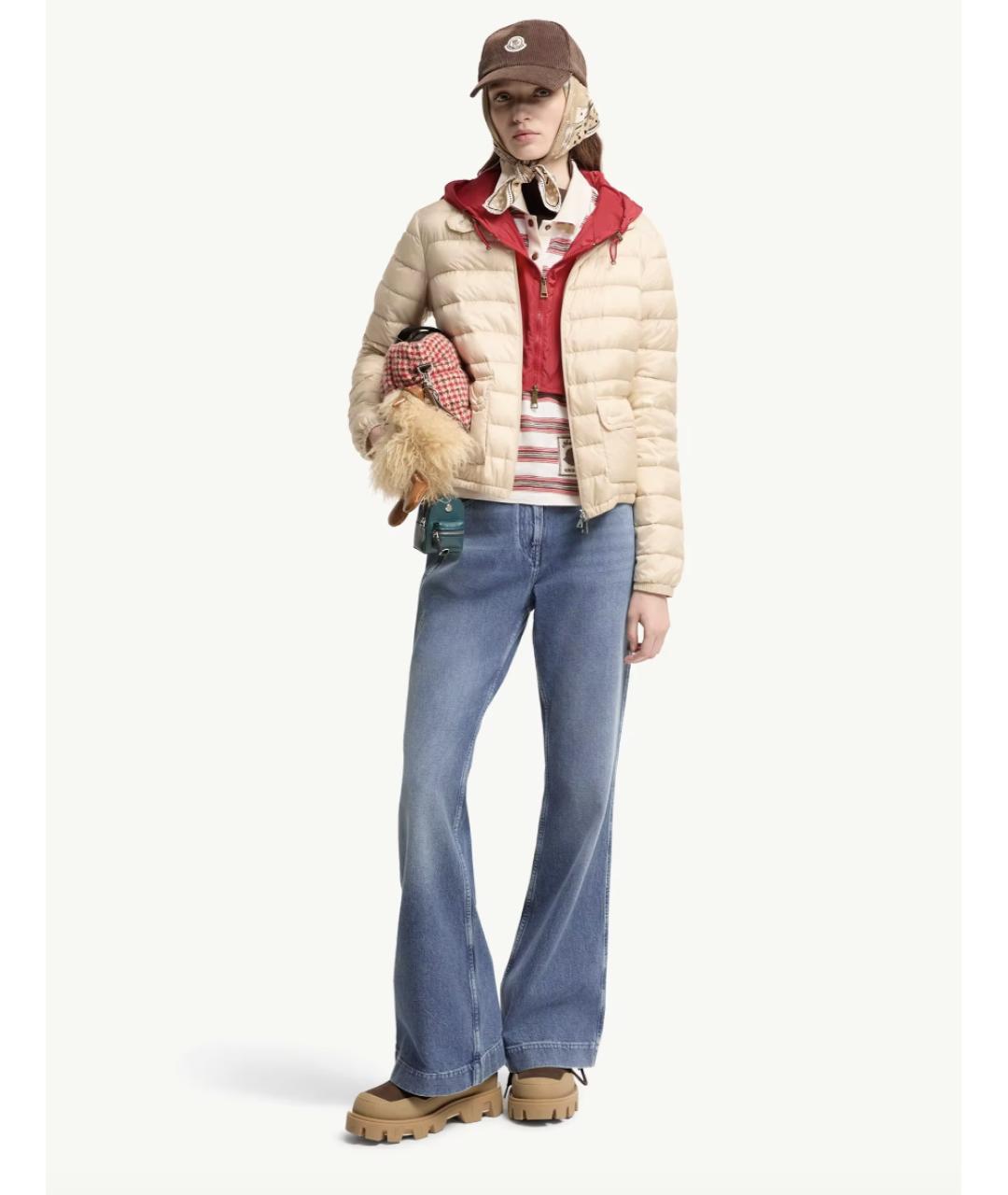 MONCLER Бежевая куртка, фото 6