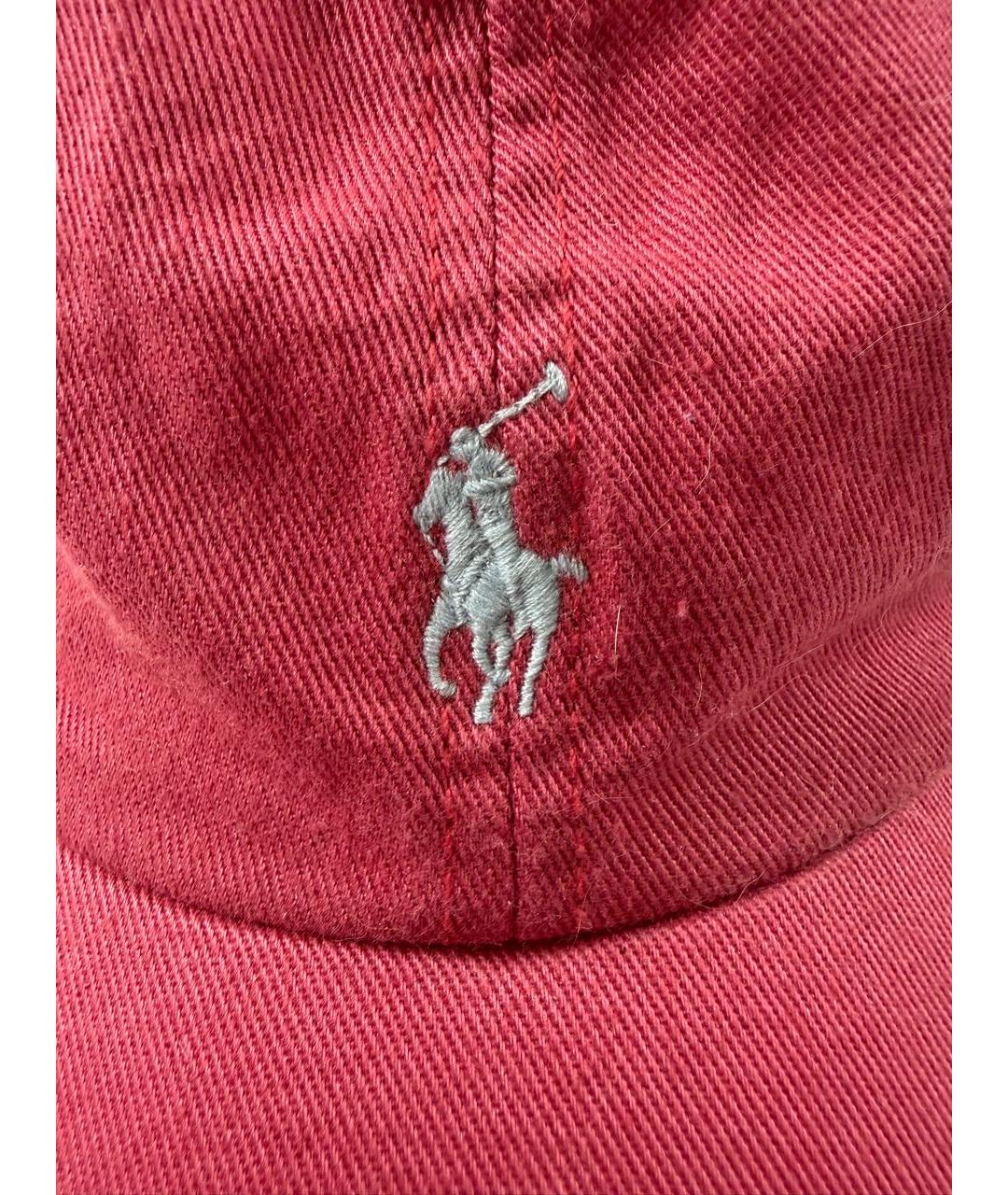 POLO RALPH LAUREN Коралловая хлопковая кепка, фото 2