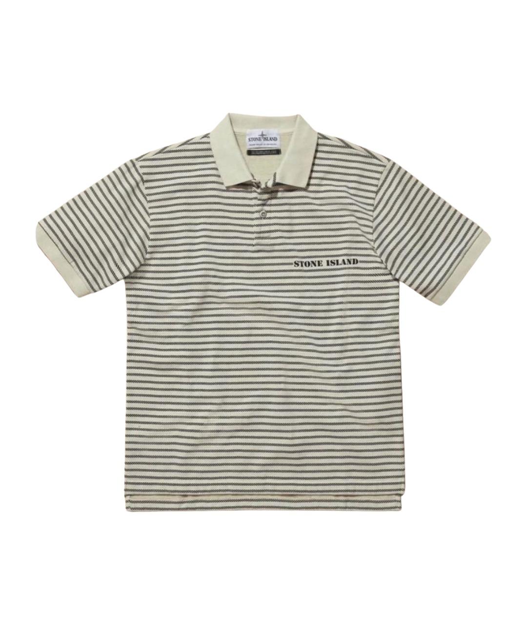 STONE ISLAND Бежевая футболка, фото 1