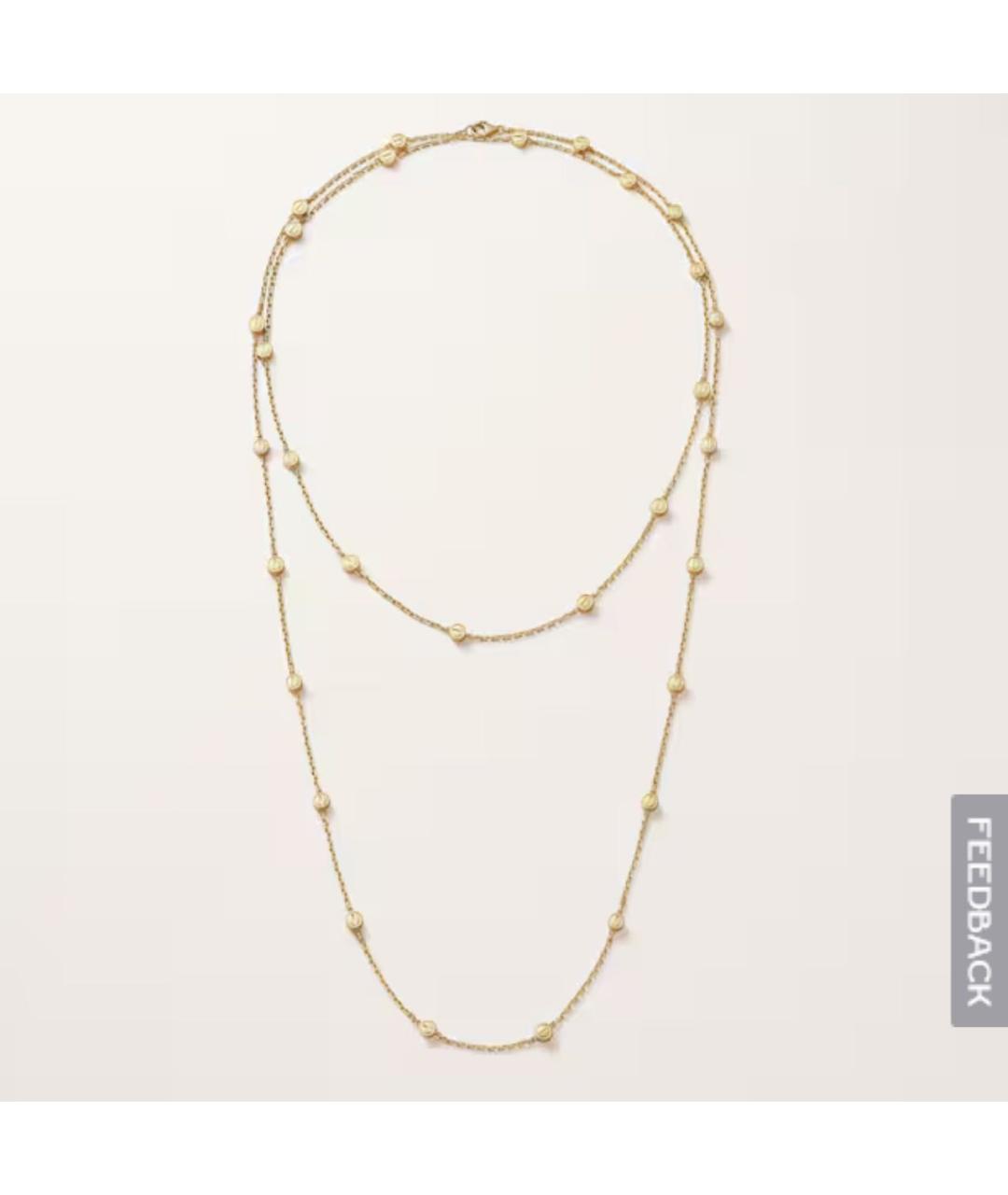 CARTIER Золотое колье из желтого золота, фото 5