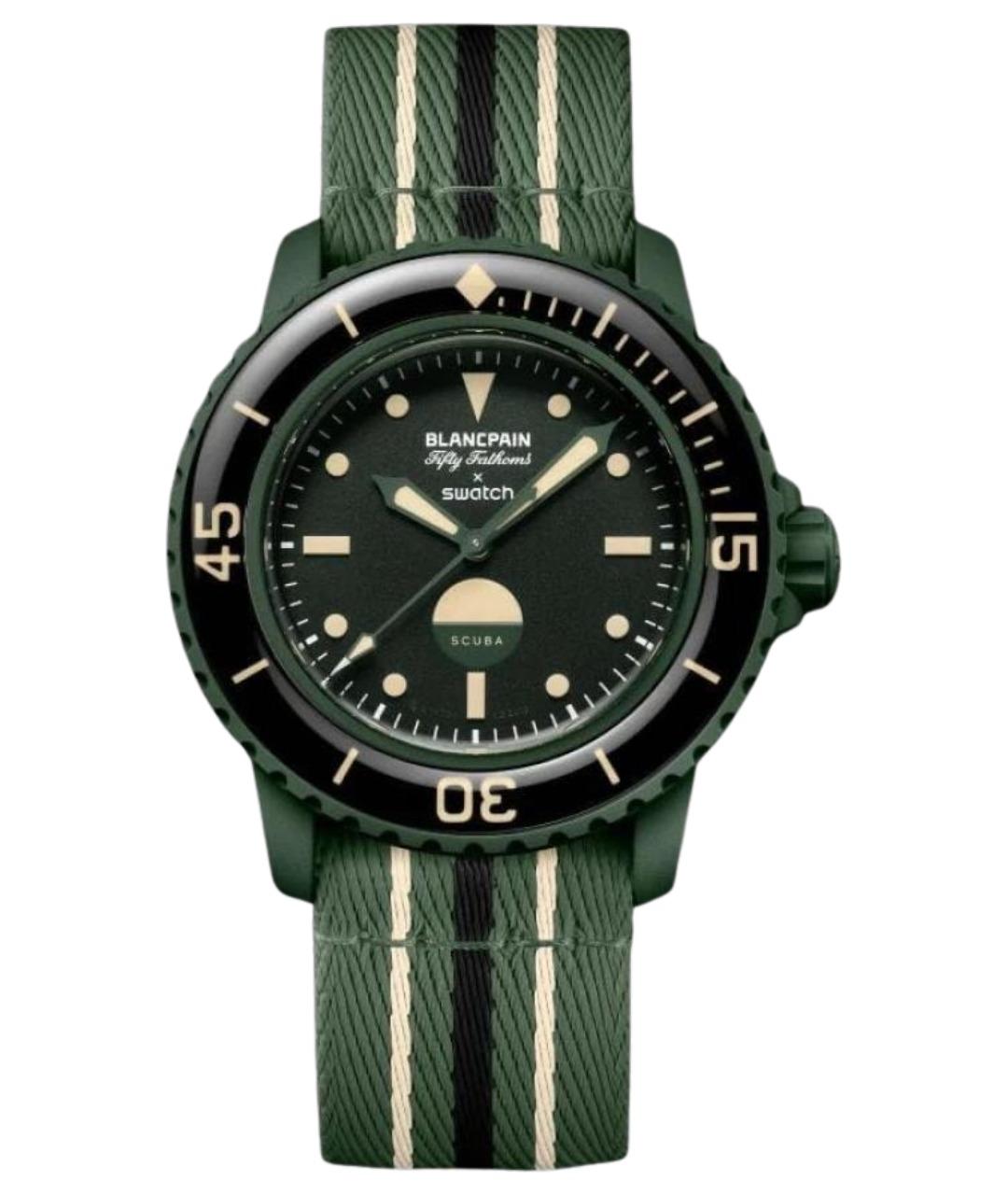 Swatch Зеленые часы, фото 1