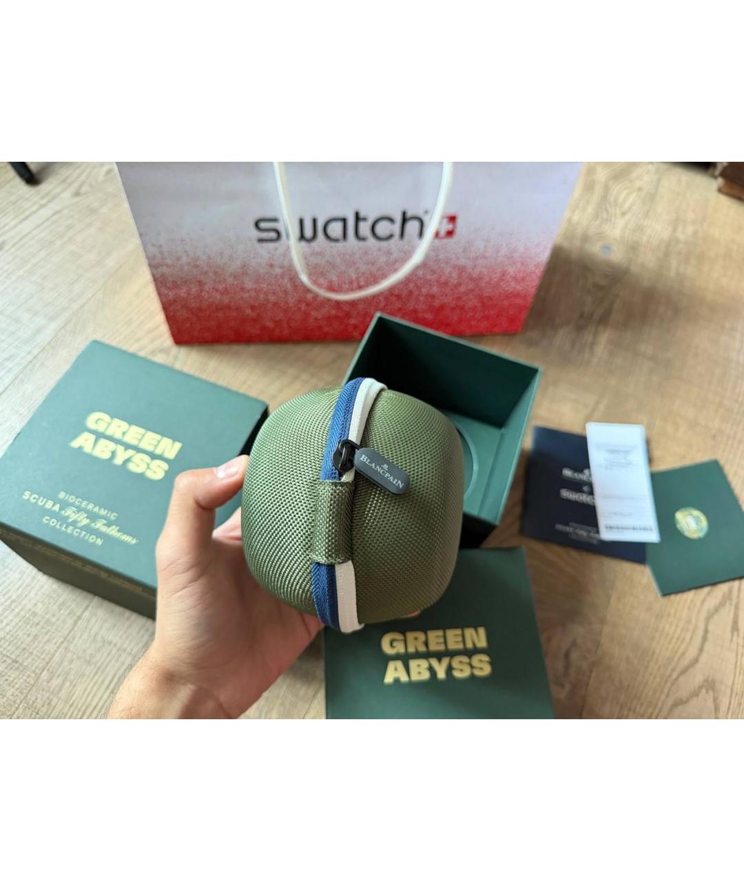 Swatch Зеленые часы, фото 8