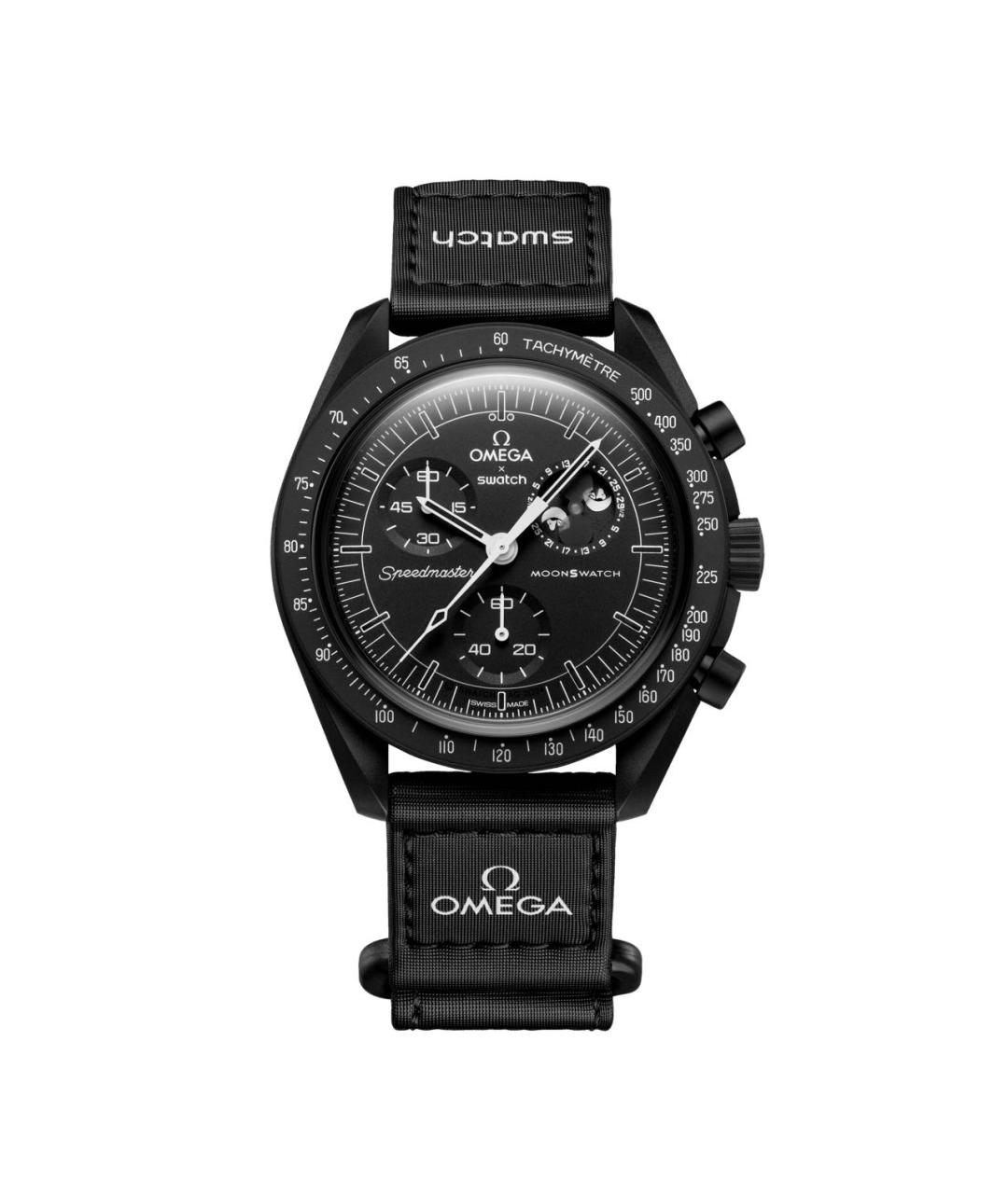 Swatch Черные часы, фото 1