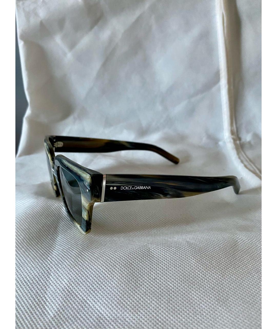 DOLCE&GABBANA Мульти пластиковые солнцезащитные очки, фото 2