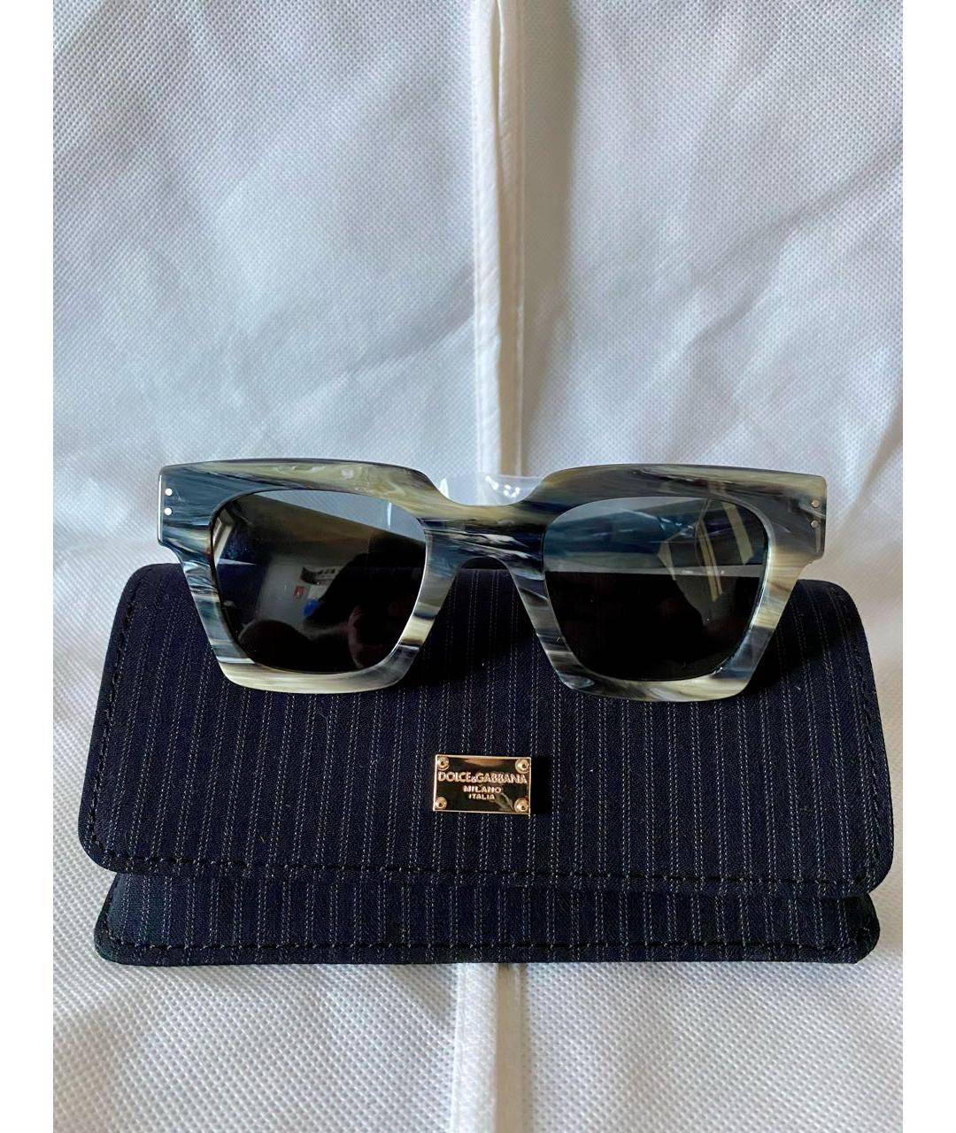 DOLCE&GABBANA Мульти пластиковые солнцезащитные очки, фото 3