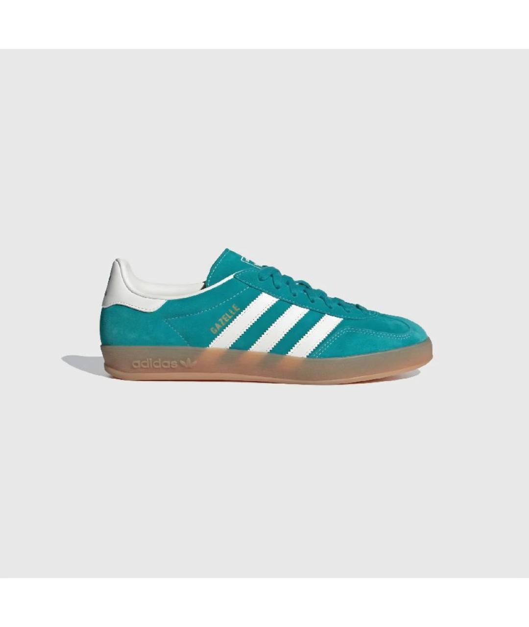 ADIDAS Бирюзовые замшевые кеды, фото 10