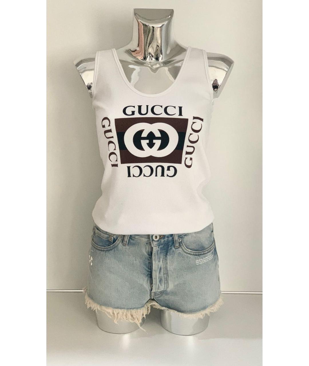 OFF-WHITE Голубые хлопковые шорты, фото 5