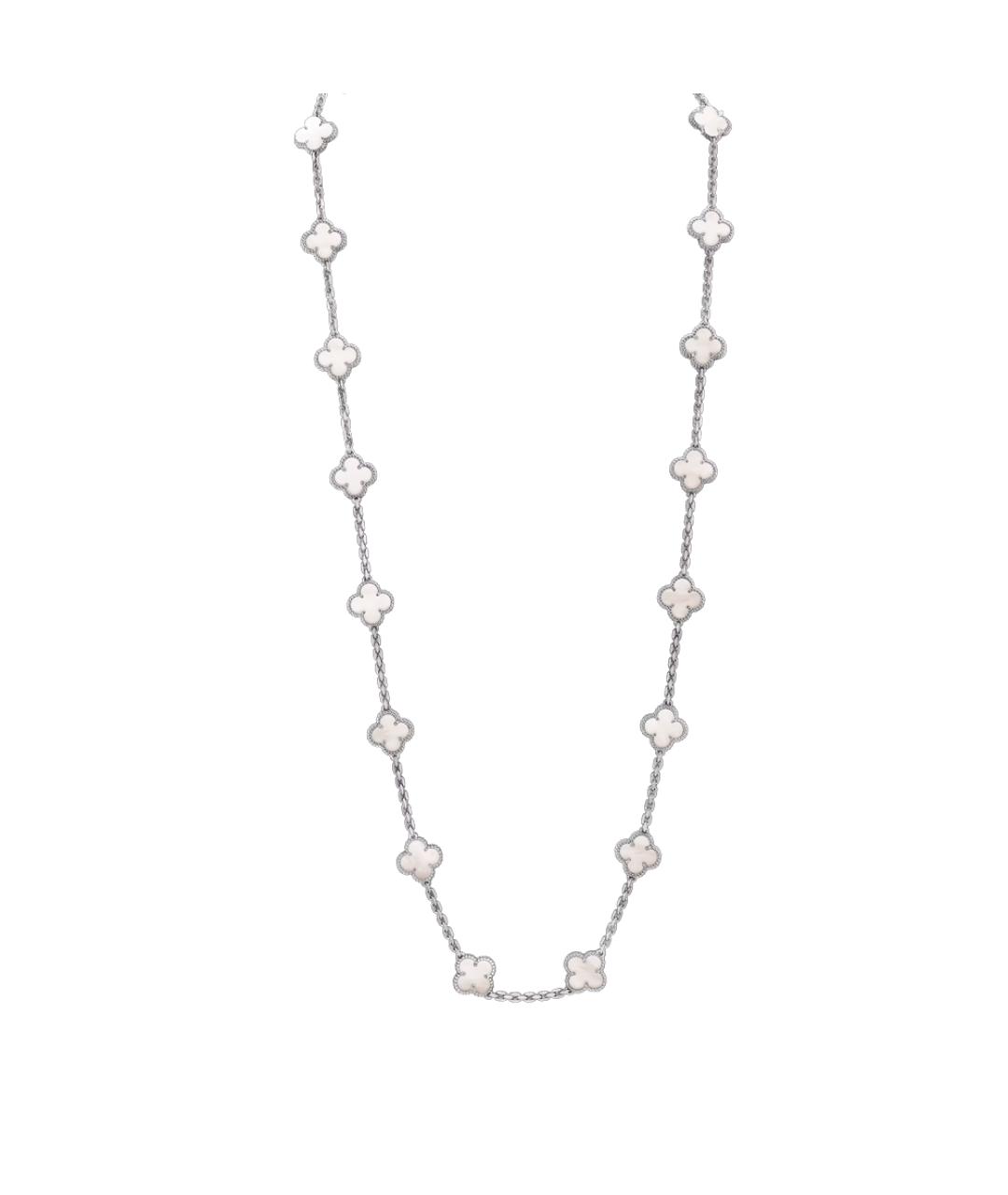 VAN CLEEF & ARPELS Белое колье из белого золота, фото 1