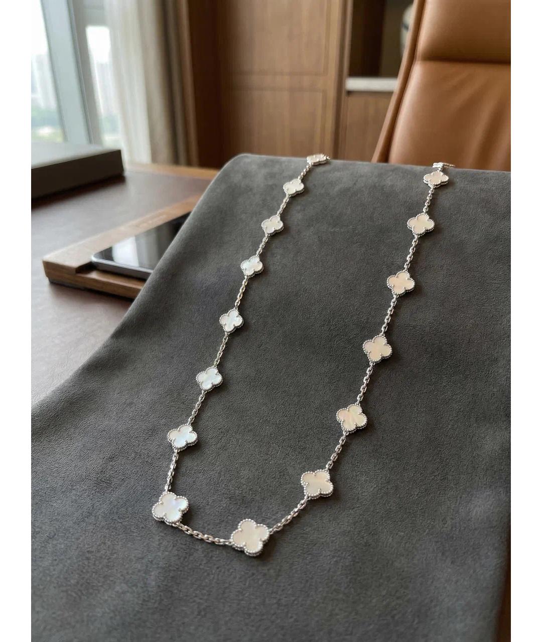 VAN CLEEF & ARPELS Белое колье из белого золота, фото 3