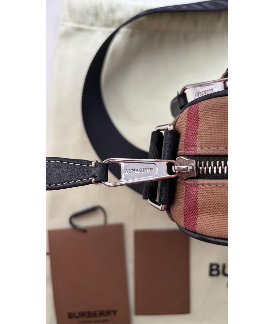 BURBERRY Коричневая сумка на плечо, фото 6