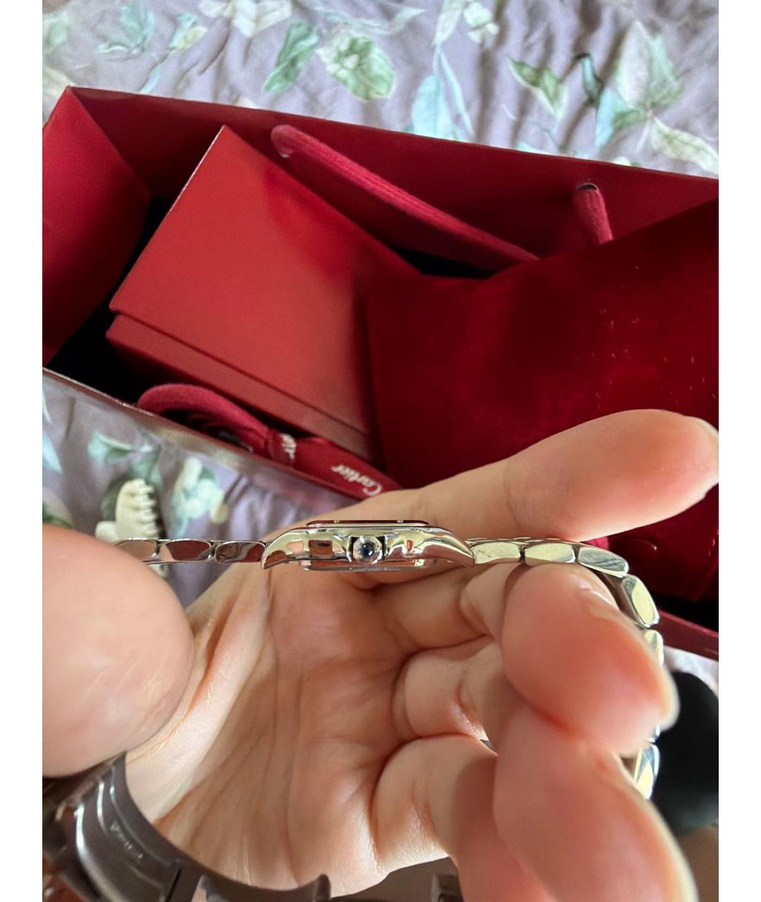 CARTIER Серебряные часы, фото 2