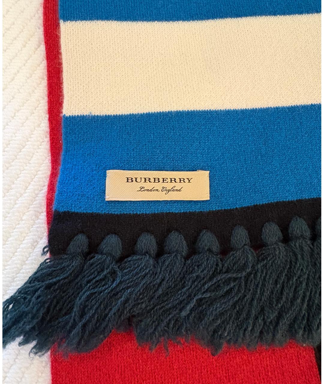 BURBERRY Мульти кашемировый шарф, фото 2