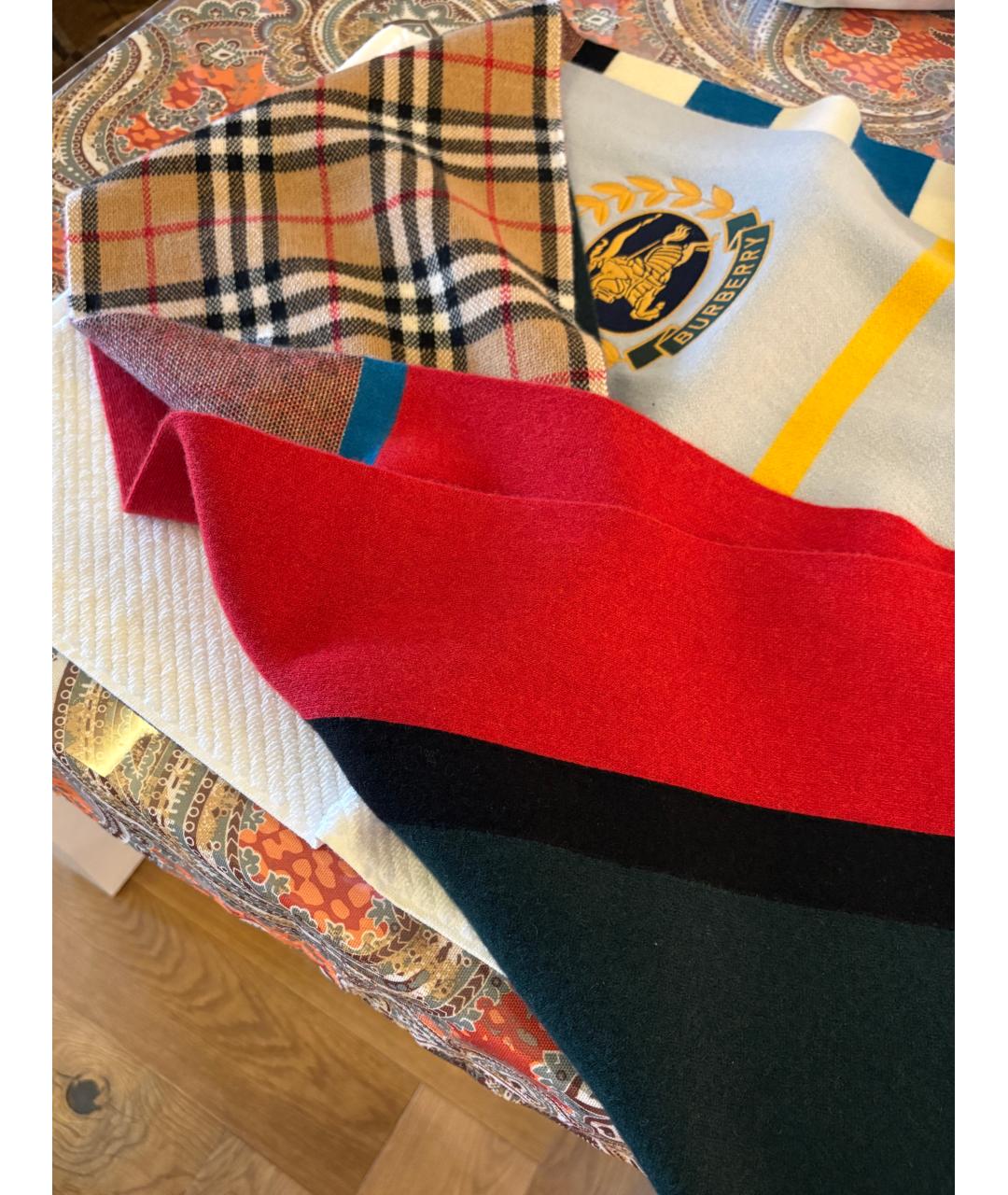 BURBERRY Мульти кашемировый шарф, фото 6