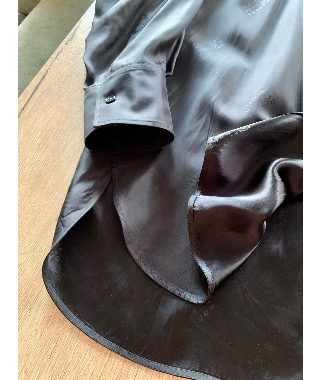 MM6 MAISON MARGIELA Черная кэжуал рубашка, фото 6