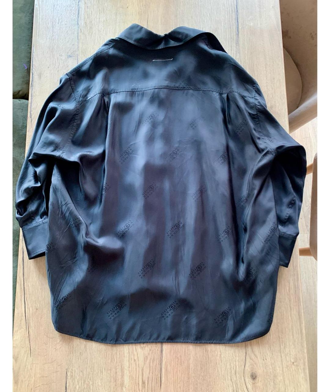 MM6 MAISON MARGIELA Черная кэжуал рубашка, фото 2