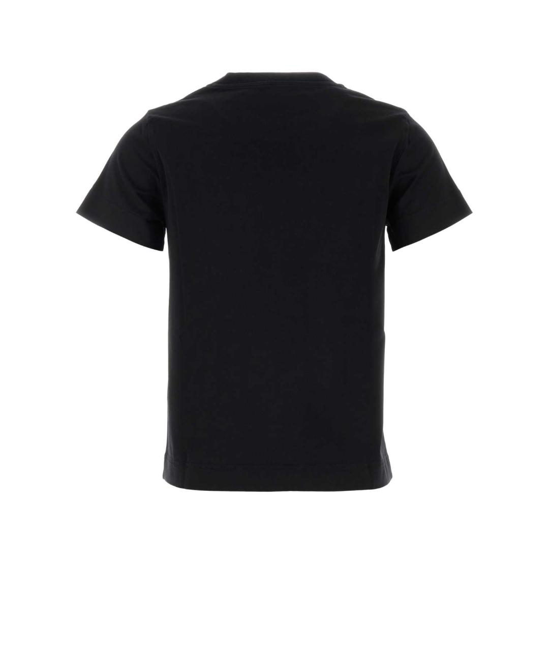 GIVENCHY Черная хлопковая футболка, фото 2