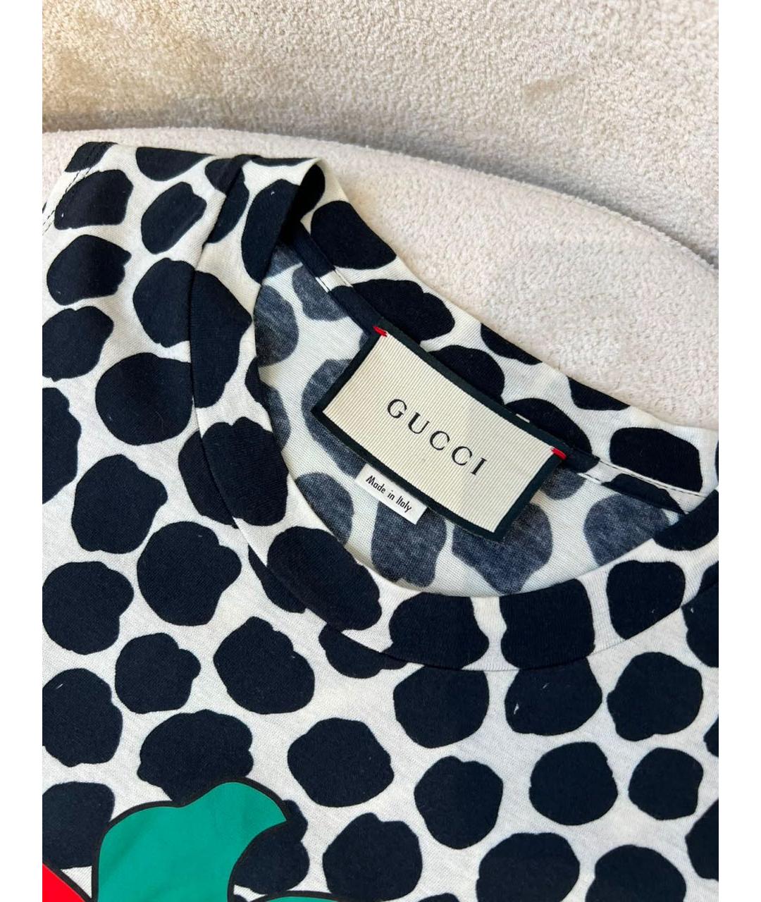 GUCCI Мульти хлопковая майка, фото 6