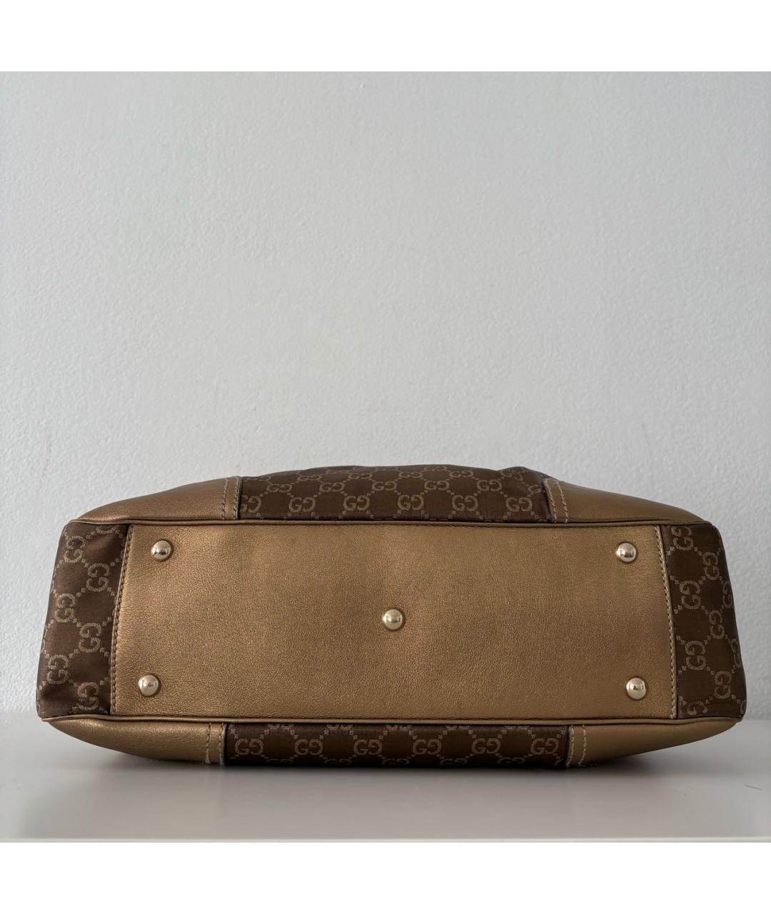 GUCCI Золотая сумка тоут, фото 6