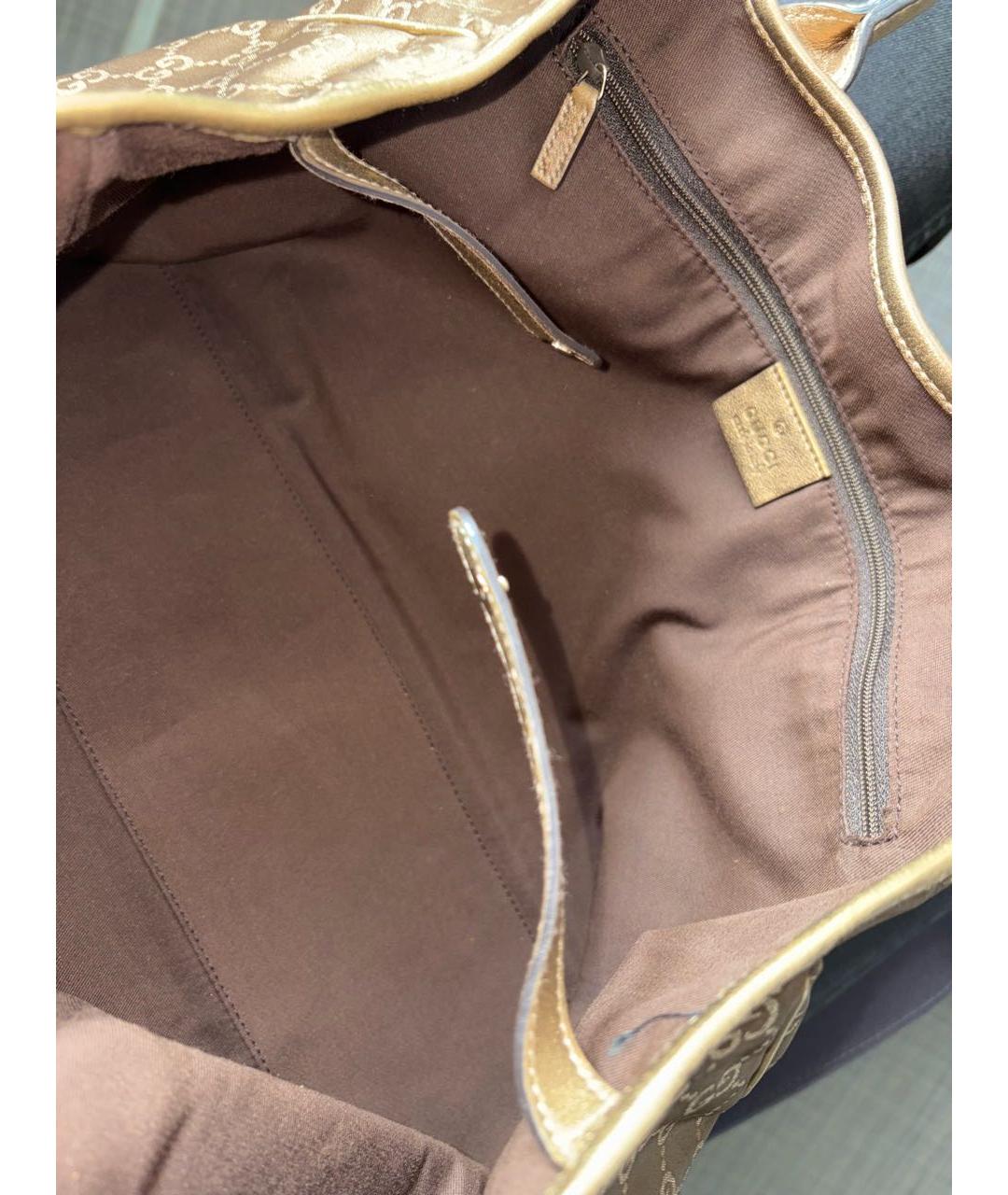 GUCCI Золотая сумка тоут, фото 4