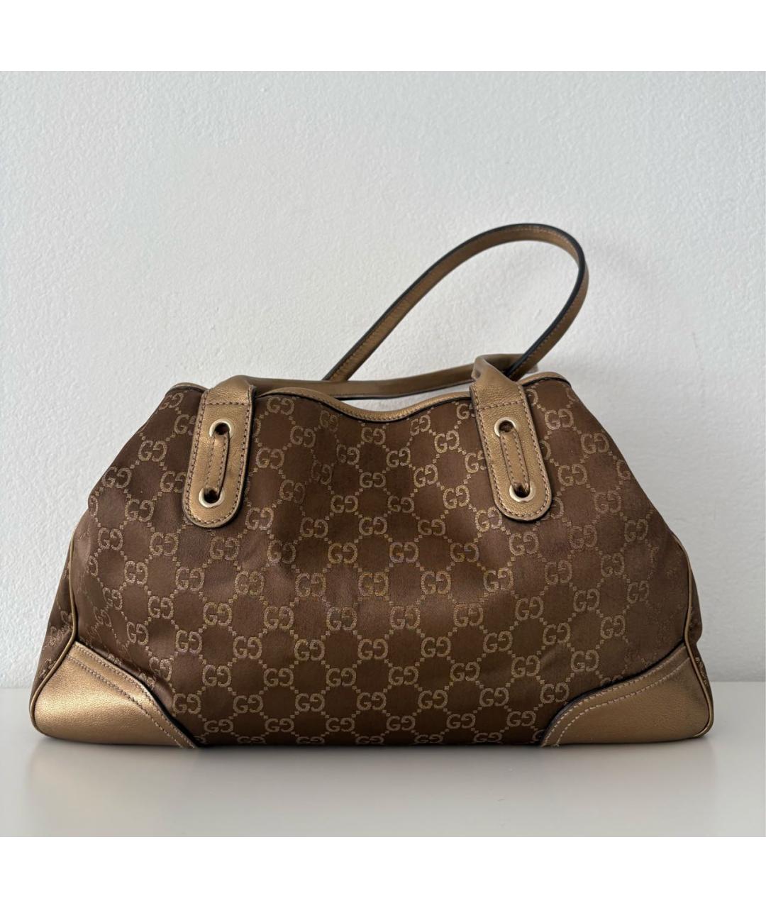 GUCCI Золотая сумка тоут, фото 3
