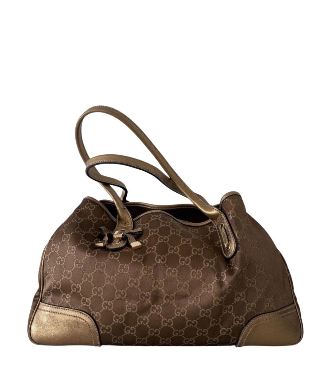 GUCCI Золотая сумка тоут, фото 1