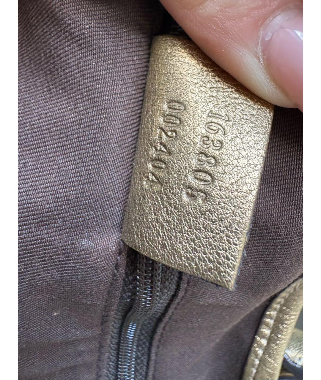 GUCCI Золотая сумка тоут, фото 8